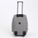 Road bag on wheels, a lightning department, with an increase, an outer pocket, the color is gray