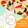 Creative book "draw stickers. Dog"