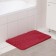 Bath and toilet rug “fluffy”, 50 × 80 cm, burgundy color