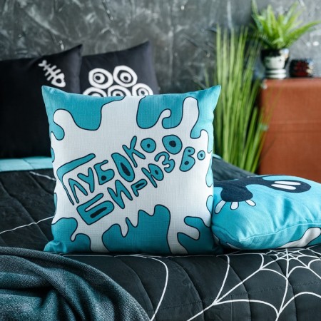 Decorative pillow Irony, size 40x40 cm-5