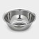 A set of stainless steel dishes are “assistant”, d = 28 cm (bowl), h = 9.4 cm (heater)
