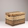 Wicker basket, 60x40x40 cm, algae, corn sheet