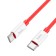 Cable Hoco X87, Type-C-Type-C, 3 A, 1 m, braid silicone, red