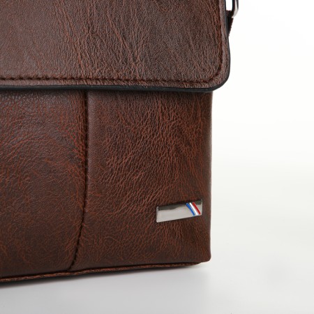 Male bag, brown color-2