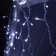 Garland "fringe" 3 × 0.6 m, IP44, UMS, transparent thread, 160 smd-led, white glow, 220 V