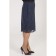 Female skirt, size 64, dark blue color