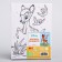 Picture on numbers for children, 21x15 cm, Bambi
