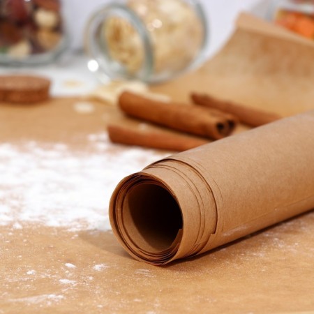 Parchment siliconized, brown, fatty, 38 x 42 cm, 15 sheets-1