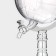 Beer Tower with a funnel "Earth ball", 1.9 l, silver color