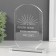Souvenir glass stele "Dawn" 16x11x4.5 cm