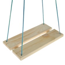 Suspended chair wooden, seat 40 × 22cm