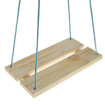 Suspended chair wooden, seat 40 × 22cm