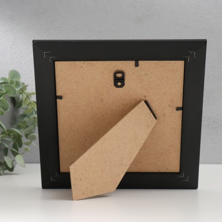 Photo frame Plastic "Mira" 15x15 cm gold (plastic screen)-3