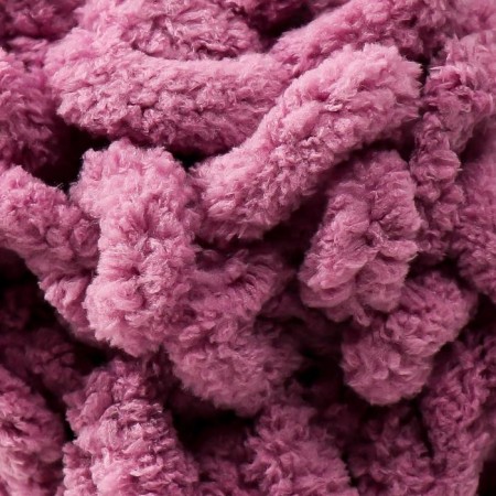 Yarn "Puffy" 100 % micropoliester 9m/100g (28 lingonberries)-2