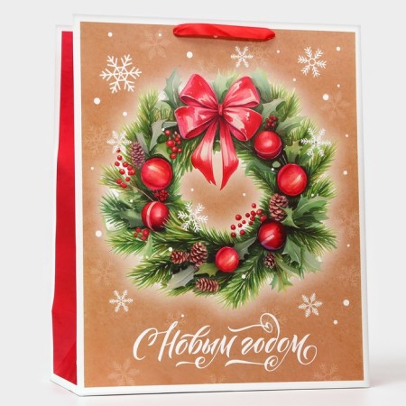 Laminated vertical "wreath", XL 40 × 49 × 19 cm-1