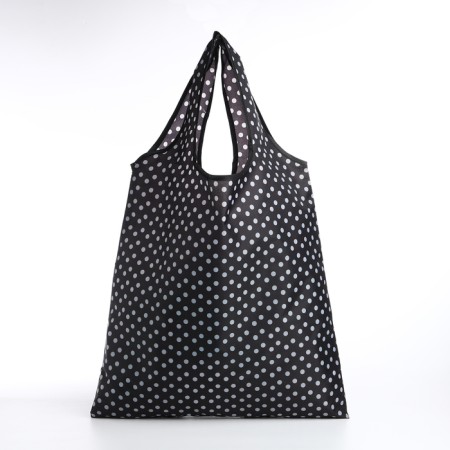 Household bag without fastening, black color-1