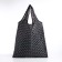 Household bag without fastening, black color