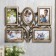 Photo frame plastic in 5 photos 10x15 cm "Tree with leaves" Dark gold 34x45x2 cm