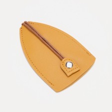 Key, length 11.5 cm, ring, yellow color