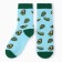 Women's socks "avocado", blue color, size 36-40
