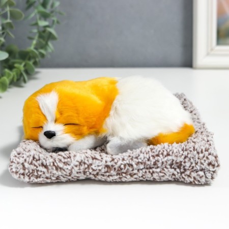 Fluffy "Dog on the pillow" 7x18x15 cm