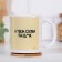 Sublimation mug "This is a hedgehog, and your words are a lie", with application