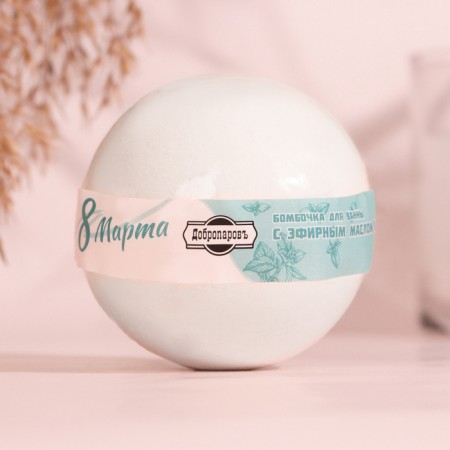 Dobroparov bath bomb with mint oil, 140 grams-1