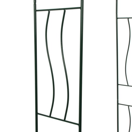 Sadovaya arch, collapsible, 240 × 125 × 36.5 cm, metal, green, "wave"-8