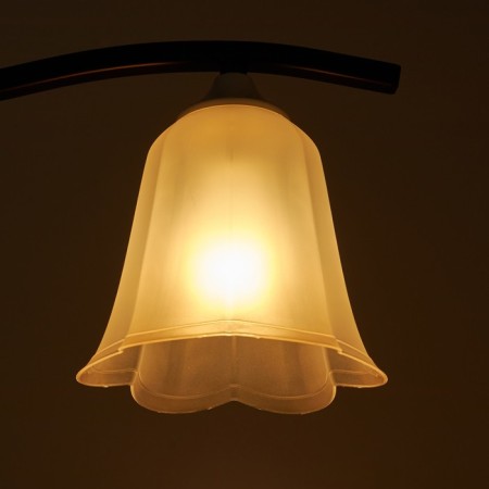 Universal "Flower" E14/E27 Transparent 14x14x13cm-4