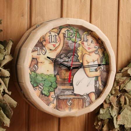 Bath watch "couple in the bath" with a pattern-1