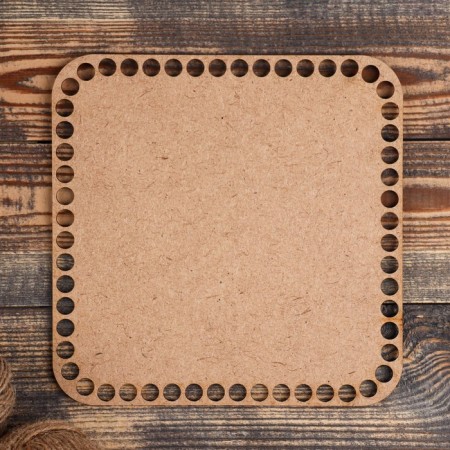 Clotting blank "Rounded Square", bottom of the XDF, 20 × 20 cm, d = 10mm