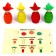 Sorter "Guys in the Hats", 4 colors