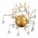 Sconces st. SL1651.201.02. Anzio. 2x5 watts, G9, 4000k, 32x40 cm, golden color