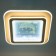 Luer with Delphus "Dolphin" LED 160W White 49x49x7.5 cm Bayerlux