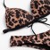 Separate swimsuit minku leopard, size 48