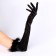 Carnival accessories with feathers, black color