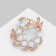 Book "Pearls Blooming", white color in gold