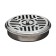 A spiral stand from mosquitoes, for incense, with a lid, metal