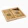 Board game 3 in 1 "Marble": chess, checkers, backgammon, woodboard 40 x 40 cm