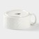 Porcelain tea set on the bamboo stand Bellatenero "Ornament", 2 items: kettle 400 ml, mug 280 ml, white color
