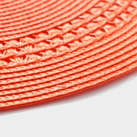 Serving napkin on the table “Oscar”, D = 38 cm, Orange color-3