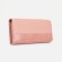 Women's wallet on magnets, pink color
