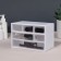 Organizer for storage, three -level, 6 sections, 18.2 × 11.9 × 9.8 cm, white/transparent color