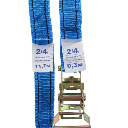 Cargo screed with a mechanism 130 mm, tape width 38 mm, load 2000/4000 kg, length 12 m-1