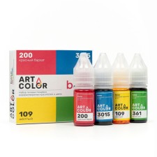 Set of dyes Art Color Base 4 colors (1 package)