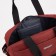 Sports bag with lightning, 3 outer pockets, burgundy color