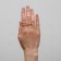 Ring set 5 pieces "perfect fingers" subtlety, color gold