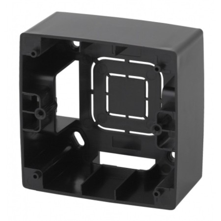 Box for overhead installation, 1 post, era12, black