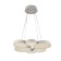 Suspended chandelier Mantra lunas, LED, 2830LM, 3000K, 1600 mm, matte white color