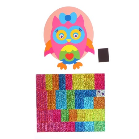 The mosaic is a sticker uniform "owl". Set for creativity-2
